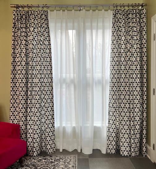 Cartridge Pleat Top